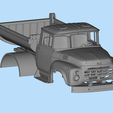 9.jpg Soviet Truck ZIL 130 3D Print model