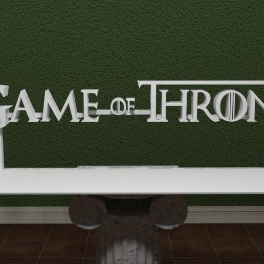Game of Thrones Logo - 3D model önizlemesi