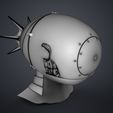 Reze_Helmet_19.jpg 3D-Datei Bomb Girl Reze Helm - Kettensäge Mann・3D-druckbare Vorlage zum herunterladen
