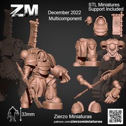 Hero.jpg Fichier STL Héros samouraï de l'espace lourd・Design imprimable en 3D à télécharger