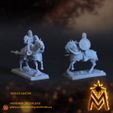 8a-High-Elf-Lancers-32mm-Musician-Photo.jpg High Elf Lancers Command Group | 32mm Scale Presupported Miniatures