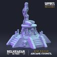 a ES INCLUDED BELKSASAR JUNE RELEASE € 3DPRINT => | ARCANE COUNCIL Wizard Darya Choosen of Veil Nude and Normal