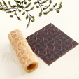 02.png Retro Texture Roller no.2 | Seamless Polymer Clay Texture Roller | Embossing Roller | Vintage Texture Roller for Polymer Clay | Clay Tools |