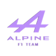 Alpine F1 AMS 1.stl Alpine F1 Logo