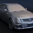 18.jpg Cadillac CTS-V Wagon 2 versions stl for 3D printing