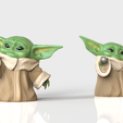 Baby-Yoda-Grogu-3D-Printing-3.png Baby Yoda Stl Files - Cute - 3d Printing