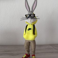 Bugs bunny urban vibes Fan art (multiparts/3mf)