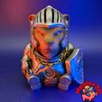 01-mpolyx3d-lion-piggy-bank-front-armor-stl.jpg.jpg Piggy Bank - Lion  Knight