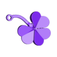 Shamrock_wm.stl Flexible Shamrock Keychain ☘️