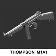 2.jpg weapon gun THOMPSON M1A1-figure 1/12 1/6