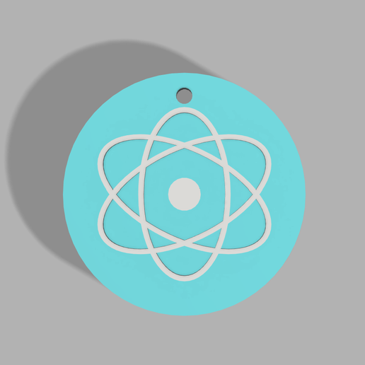 Atom Keychain