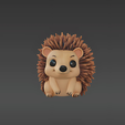 1.png Charming Hedgehog 3D Model for Printing