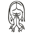 praying.png Archivo STL gratis Rezando・Plan para descargar y imprimir en 3D