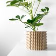 misprint-9878.jpg The Tulam Planter Pot with Drainage | Tray & Stand Included | Modern and Unique Home Decor for Plants and Succulents  | STL File
