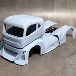 ПОЛНЫЙ КОМПЛЕКТ: VOLVO IRON KNIGHT вдохновленный гоночный грузовик 07DEZ-01