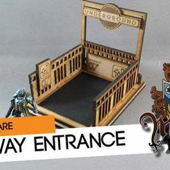 sub.jpg DWG-Datei Subway station entrance kostenlos・3D-Drucker-Design zum herunterladen