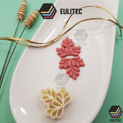 triple-hoja-de-eulite.com.png Descargar archivo STL Polymer clay cutter/ Belle triple feuille/Lorren3d • Objeto para impresora 3D, EULITEC
