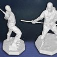 8.jpg Morgan and Tyreese Walking Dead Figures 3D Print Model 3D print model