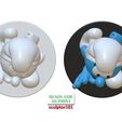 Smurf-pose-1-5.jpg The Smurfs 3D Model - Smurf fan art printable model