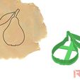 cookie_cutter_3d_print_pear.jpg Cortapastas de pera