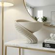 Gemini_Generated_Image_annev0annev0anne.jpg Twist Pedestal Catchall Bowl | Скульптурный современный 3D печатный декор