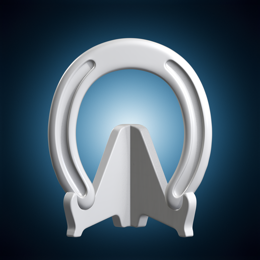 Horseshoe Frame 3D Print Model Wall Decor