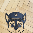 Finished_Text.png Chase - Paw Patrol 2D Wall Printable Art