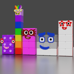 Frente-2.png Number Blocks 6.7.8.9.10 Numberblocks can be snapped into place