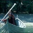 gladyourewithme186.jpg Elven Boat from Lothlorien Lord of the Rings stl obj