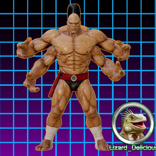 Mortal Kombat Goro figurine