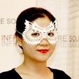 Owl_Mask_03.jpg STL-Datei Owl Mask・3D-druckbares Modell zum herunterladen