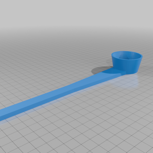Long handle laundry scoop 3D model