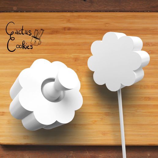 🎄 Christmas Snowflake cake pop mold 0726_1・ 3D File for 3D printing・Cults