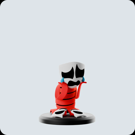 Gangle from The Amazing Digital Circus free stl - 3D model önizlemesi