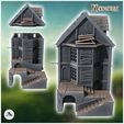 2.jpg Abandoned medieval house with wooden planks on windows (13) - Medieval Gothic Feudal Old Archaic Saga 28mm 15mm RPG