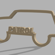 Patrol-Outline-LWB-Render.png Nissan Patrol GQ Keychain (Short/Long Wheelbase) (Multiple Files!)