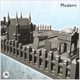 8.jpg Set of cemetery squares with low walls, tombs and mausoleum (2) - Modern WW2 WW1 World War Diaroma Wargaming RPG