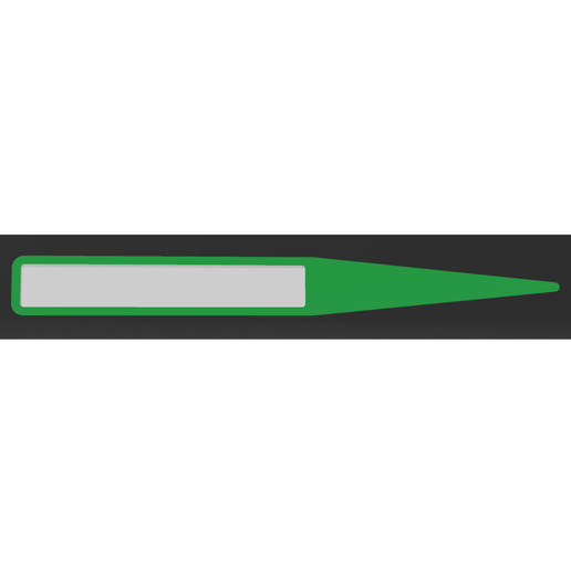 Blank Plant Marker – 3D Printable