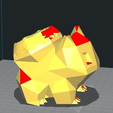 Screen_Shot_2019-05-20_at_4.44.24_PM.png Free STL file Low Poly Bulbasaur Switch Cartridge Case・3D printing design to download