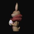 FirstEaster3.jpg Easter Rabbit with egg 3d digital file