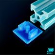 2020-V-slot-End-Cap_Photo-2.jpg End Cap for 2020 V-slot Aluminium Profile European Standard Aluminum Extrusion 3D Printer Frame Gantry Bar