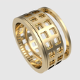 rotating_30.png Rotating Grid Design Ring 3D print