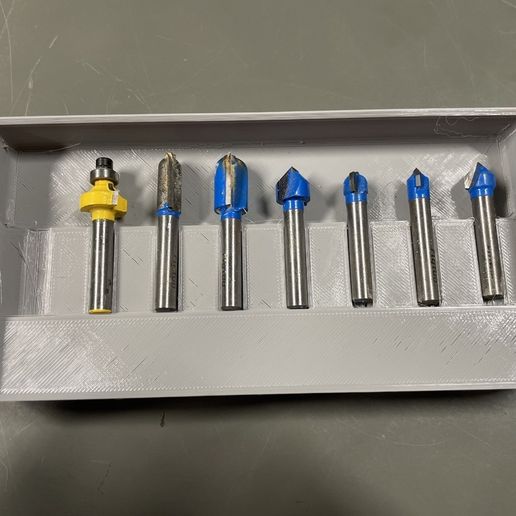 Gridfinity Compact Router Bit Organizer