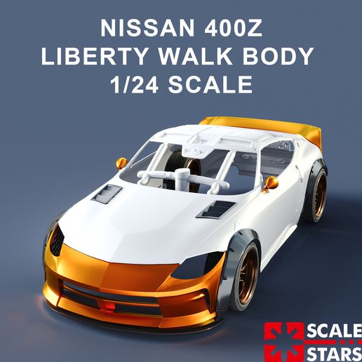 🚶 Nissan Z(RZ34) 400Z Liberty Walk body kit.・ 3D File for 3D