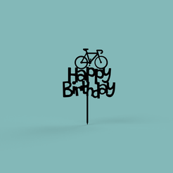 cycle.png cycle cake topper