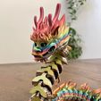 Flexi Print-in-Place Imperial Dragon with 3MF Included!