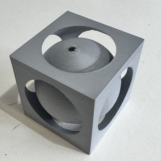 👌 Trapped Sphere PIP・Free STL File for 3D printing・Cults