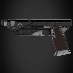 Westar35Frontal.png Fichier STL Bo-Katan Westar-35 Blaster pour Cosplay・Objet imprimable en 3D à télécharger