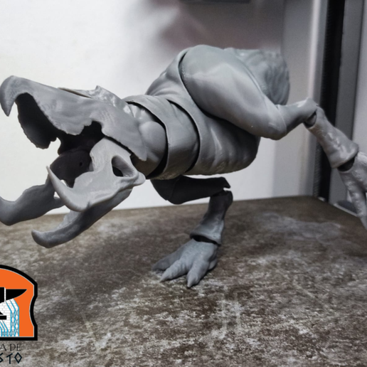 🦖 Shrieker/Graboid figure (TREMORS 2)・ 3D File for 3D printing・Cults