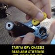 REARARM_STIFFENER.jpg Tamiya ORV Rear Arm Stiffener (Frog, Subaru Brat, Monster Beetle, BlackFoot...)